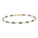 Zancan Titanium & 18Kt Gold Bracelet