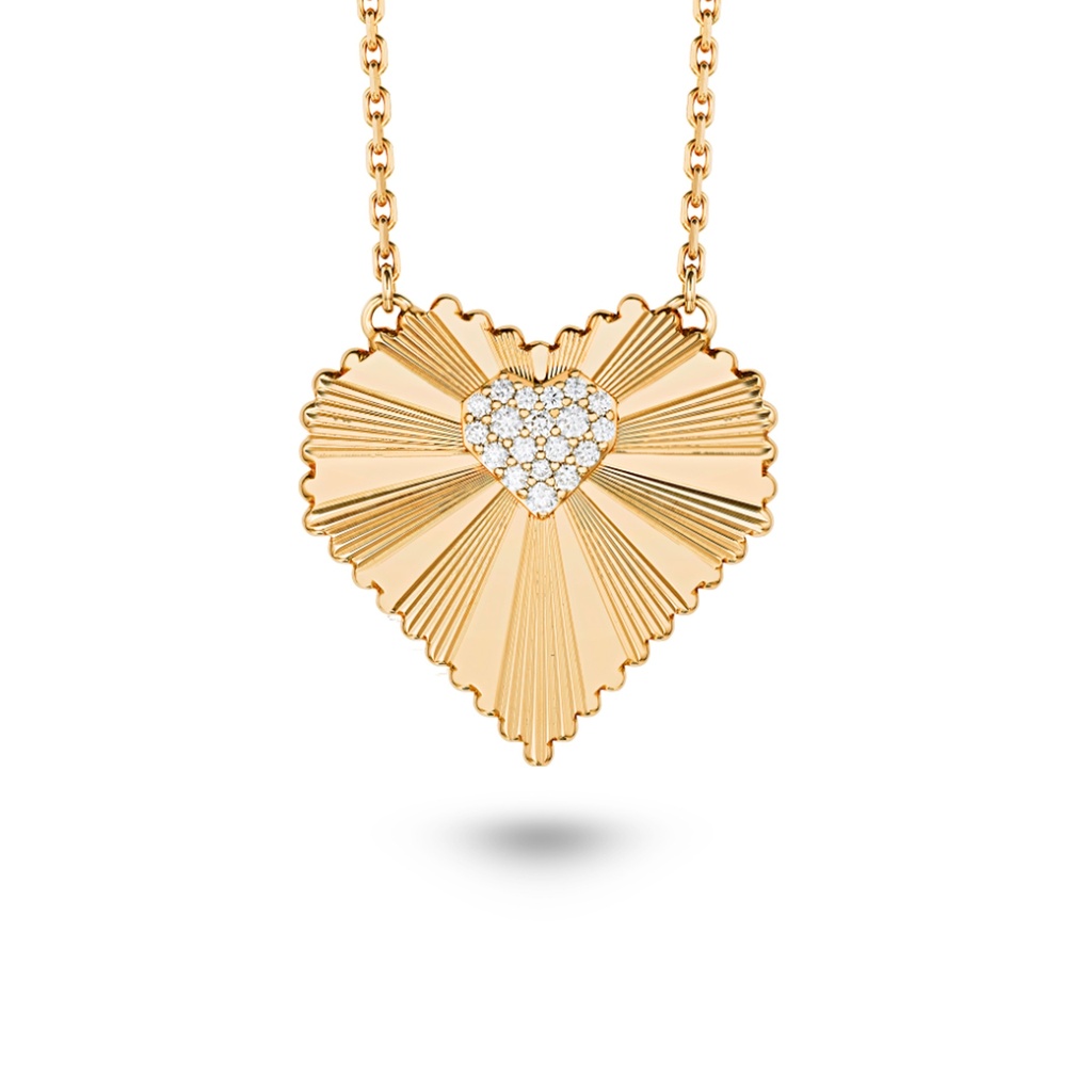 Medium Heart Of The World Necklace