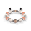 Shamballa Jewels Rose Gold Diamond & Moonstone 10mm Braided Bead Bracelet
