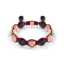 Shamballa Jewels Rose Gold Diamond & Moonstone 10mm Braided Bead Bracelet