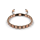 Shamballa Jewels Rose Gold Diamond 6mm Lock Bead Bracelet