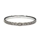 Shamballa Jewels - Black Gold & Rose Gold White Diamond SOS Bracelet