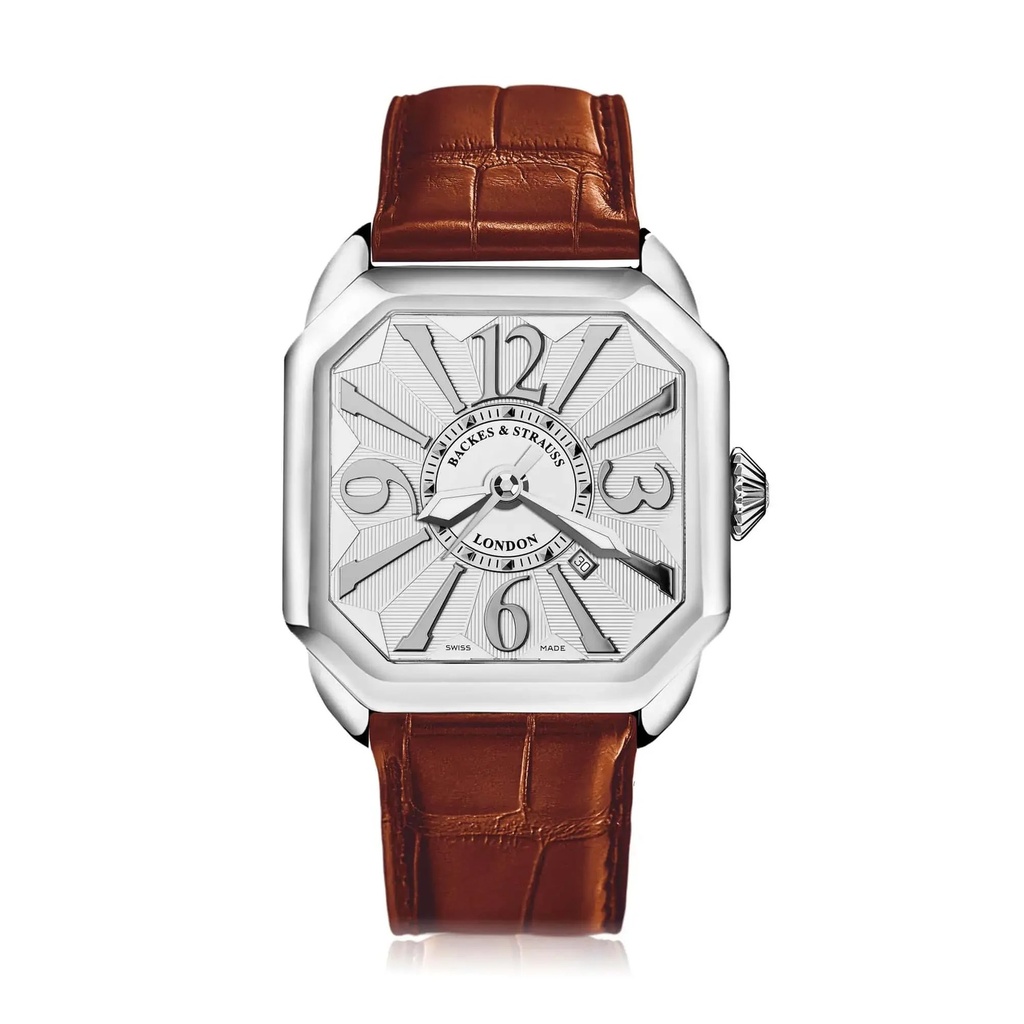 Berkeley Stainless Steel Watch White Dial With White Arabic Markers