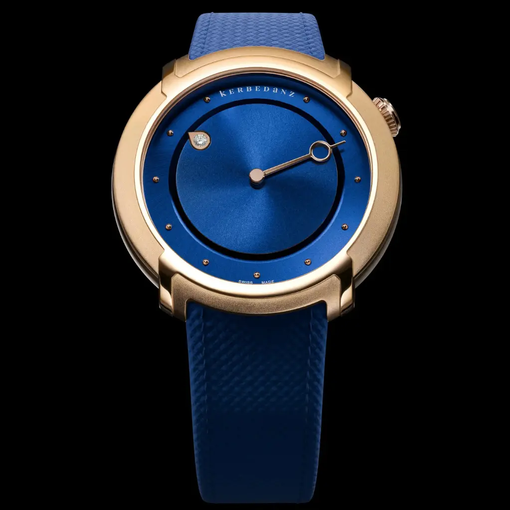 Kerbedanz 65'27'' 4N Gold Celestial Blue Dial
