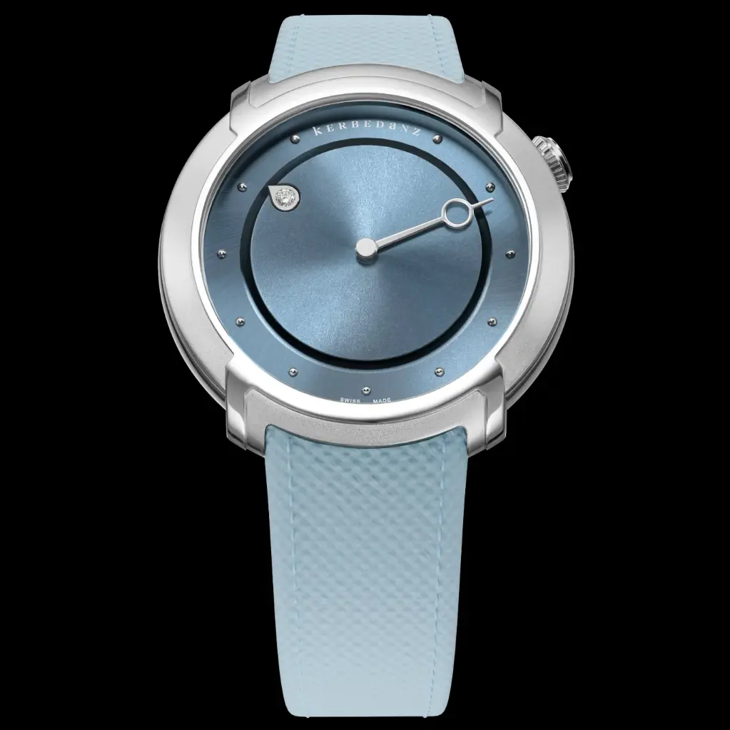 Kerbedanz 65'27'' Palladium Arctic Blue Dial