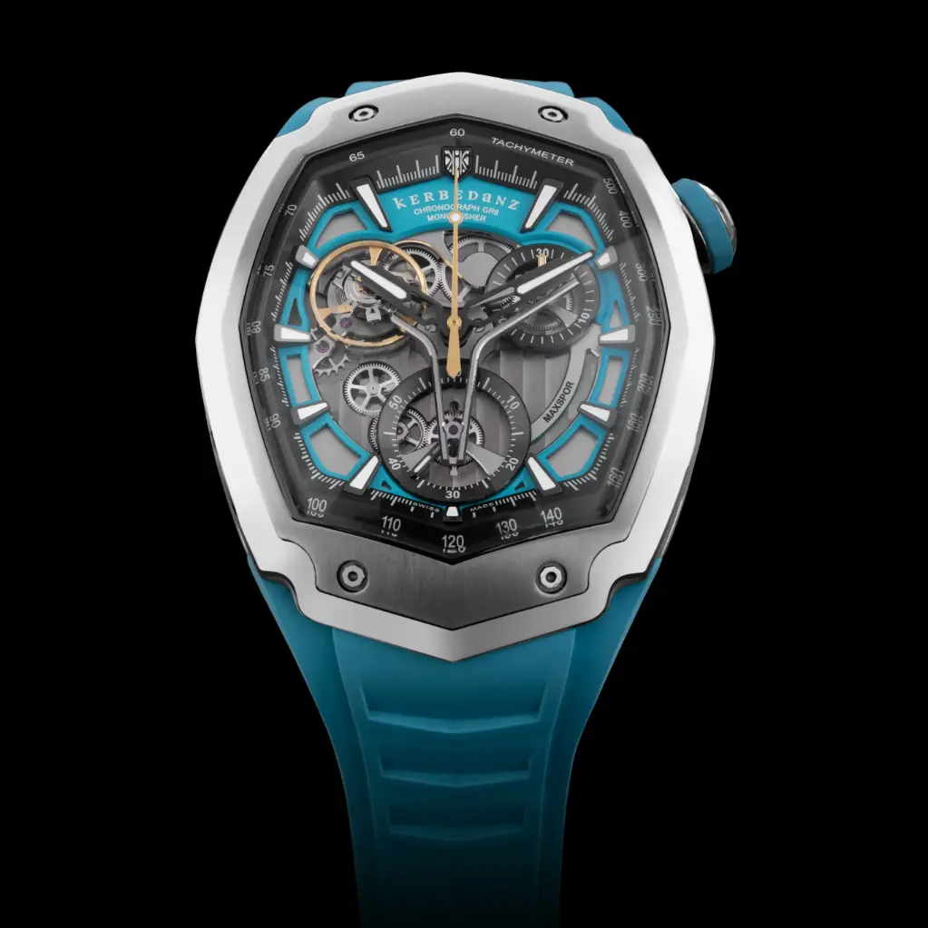 Maxspor GR8 Polished Titanium Aruba Dial