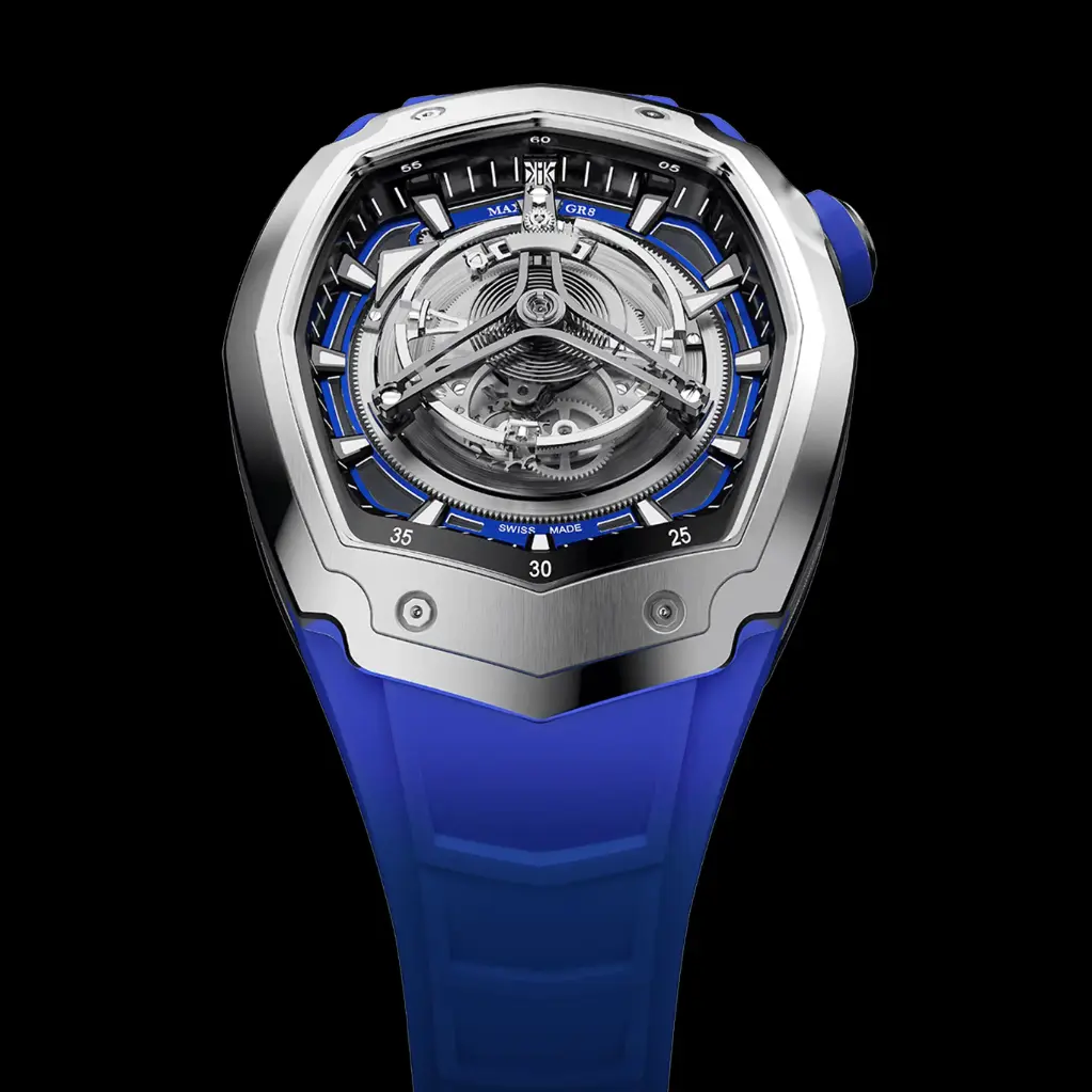 Maximus GR8 Titanium Royal Blue Dial