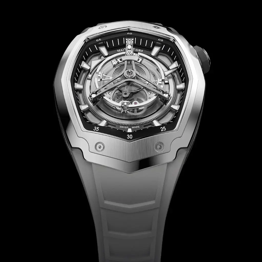 Maximus GR8 Tourbillon Titanium Glacier Grey Dial