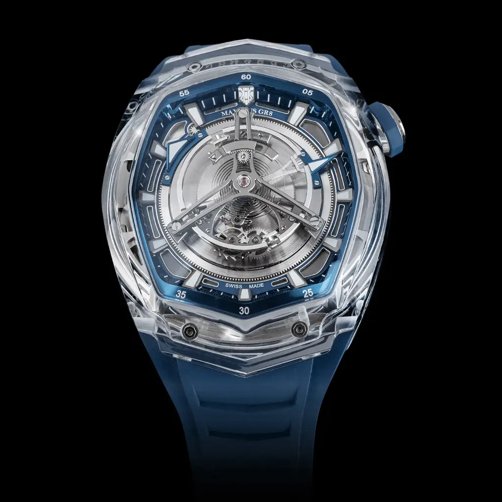 Maximus GR8 Tourbillon Incolor Sapphire Royal Blue Dial