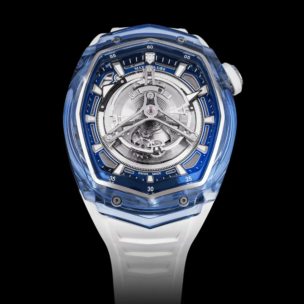 Maximus GR8 Tourbillon Blue Sapphire Royal Blue Dial