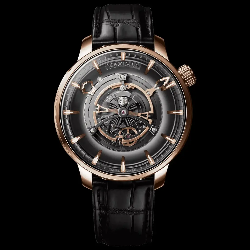Maximus Tourbillon 5N Rose Gold Gold Dial