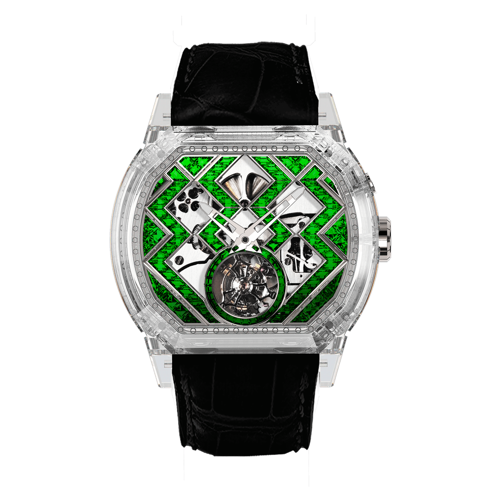Reflect Streamer Emerald Sapphire Watch