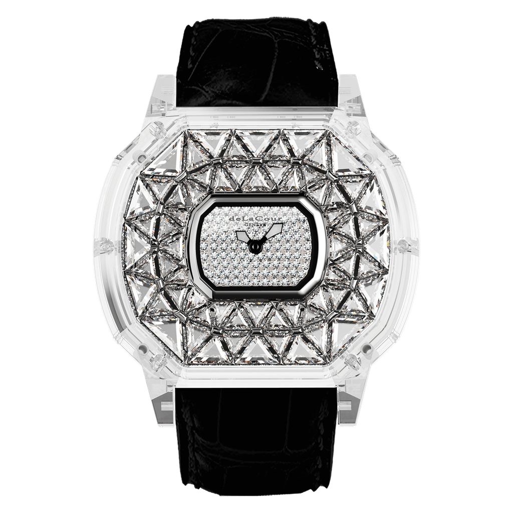 Reflect Tetra White Diamond Sapphire Watch