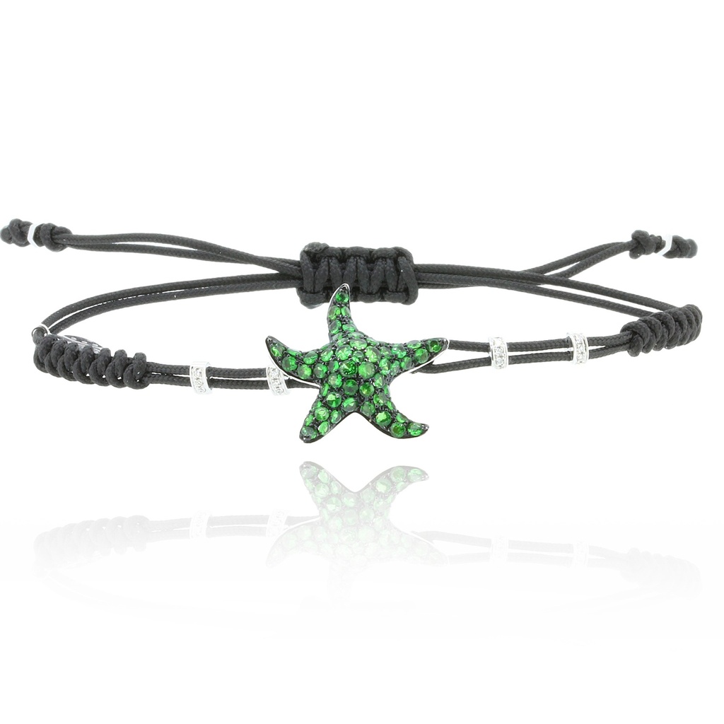 Star Bracelet Green Garnet