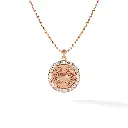 Cancer Zodiac Pendant - Pave Diamond