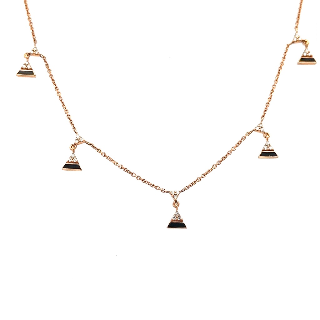 Rose Gold & Diamond Elixir By The Yard Choker