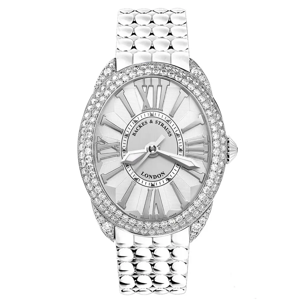 Regent 3643 Diamond Bezel Full Steel