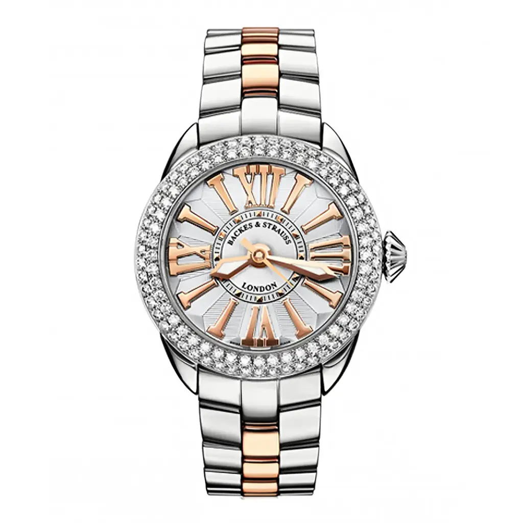 Piccadilly 37 SP Steel & Gold Diamond Bezel 