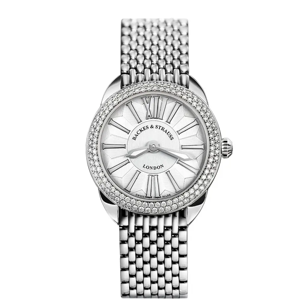 Mayfair 33 Diamond Bezel Full Steel