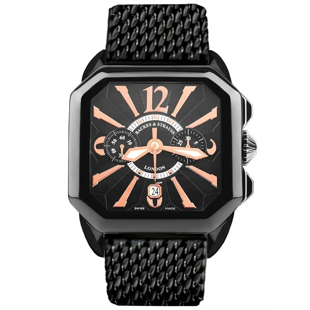 Berkeley 43 Black Knight Chronograph On Bracelet