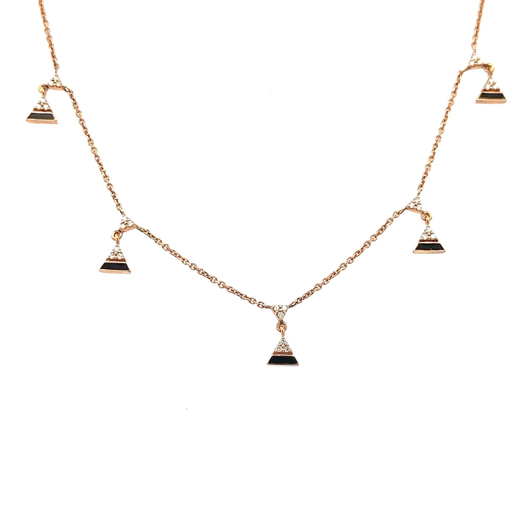 Rose Gold & Diamond Elixir By The Yard Choker