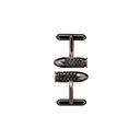 Black Gold Bang Bang Black Diamond Cufflinks 
