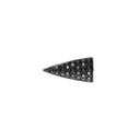 Black Gold Black Diamond Small Fatal Attraction  Earring