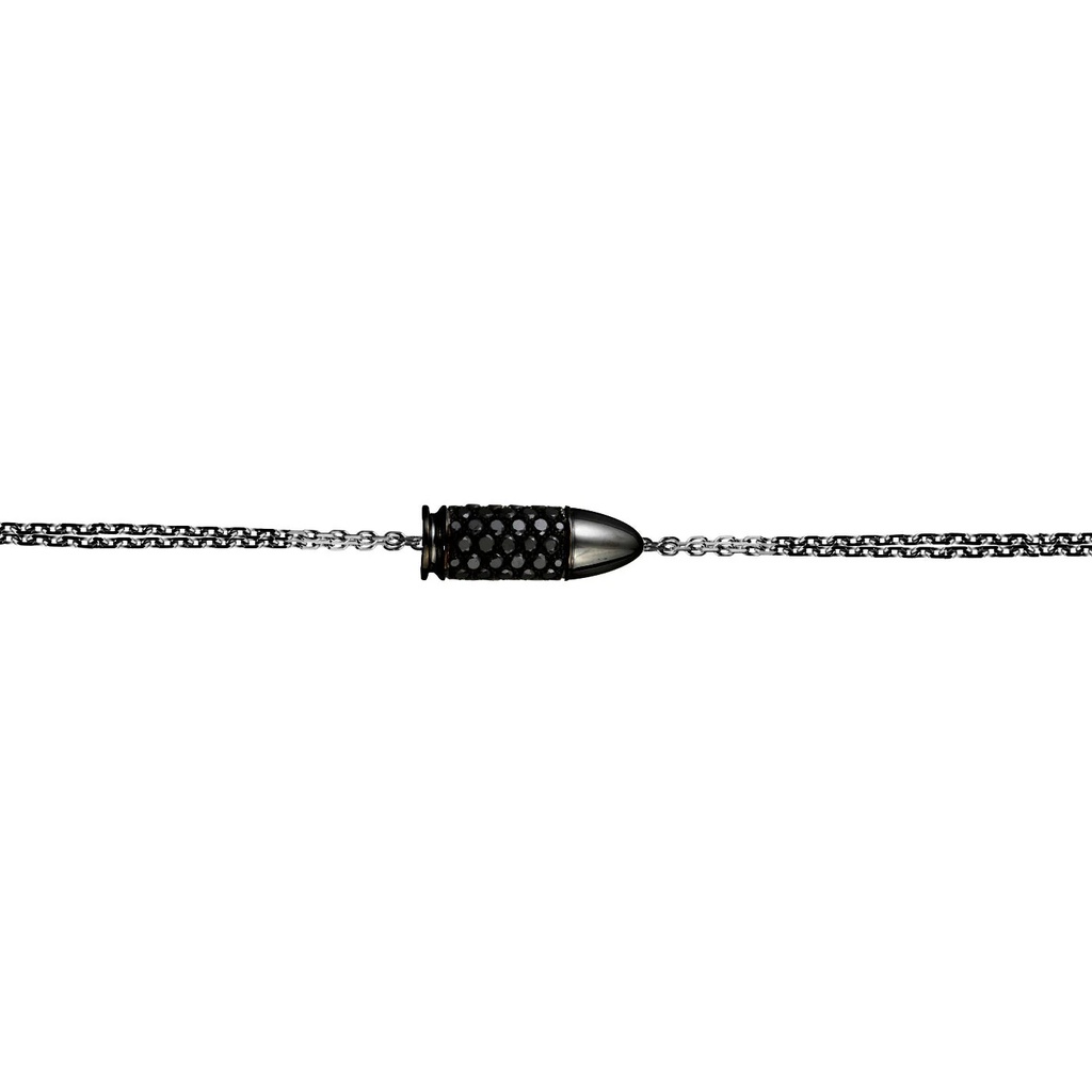 Black Gold Mini Bang Bang Black Diamond Chain Bracelet
