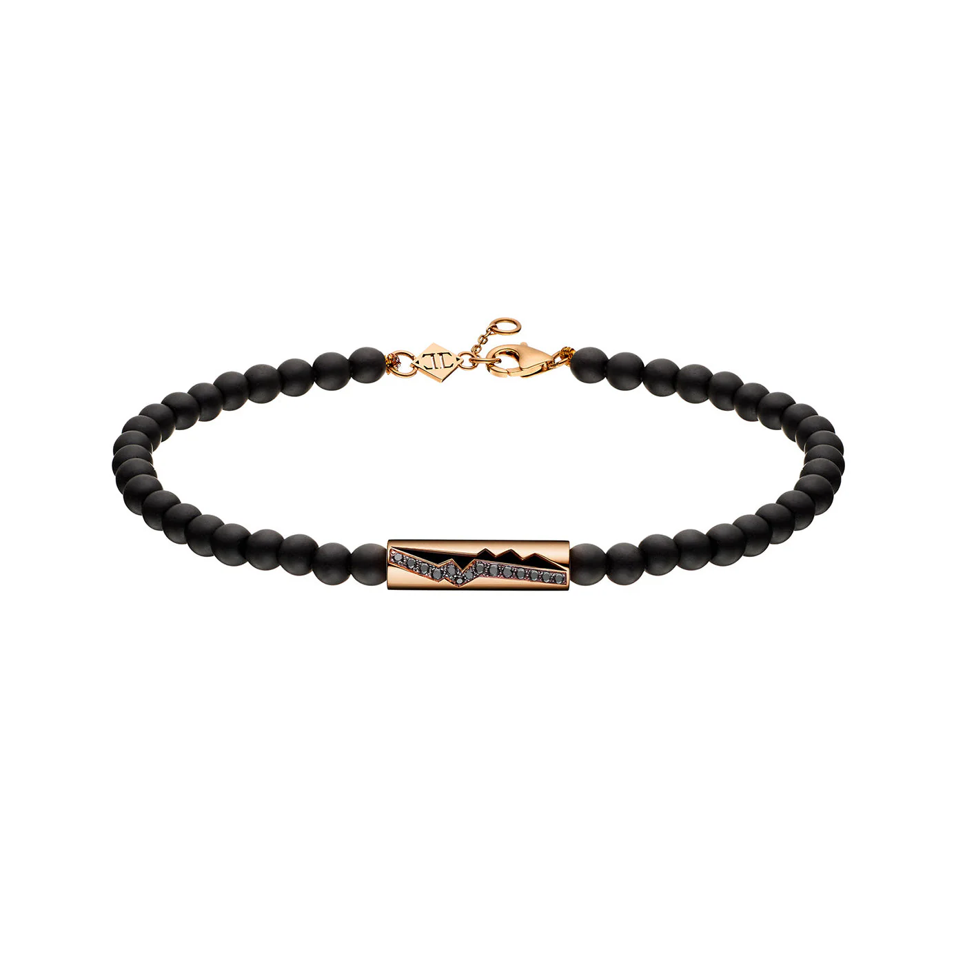 Rose Gold Capture Amulet Beads Bracelet