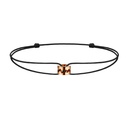 Rose Gold Capture Me Cord Bracelet S