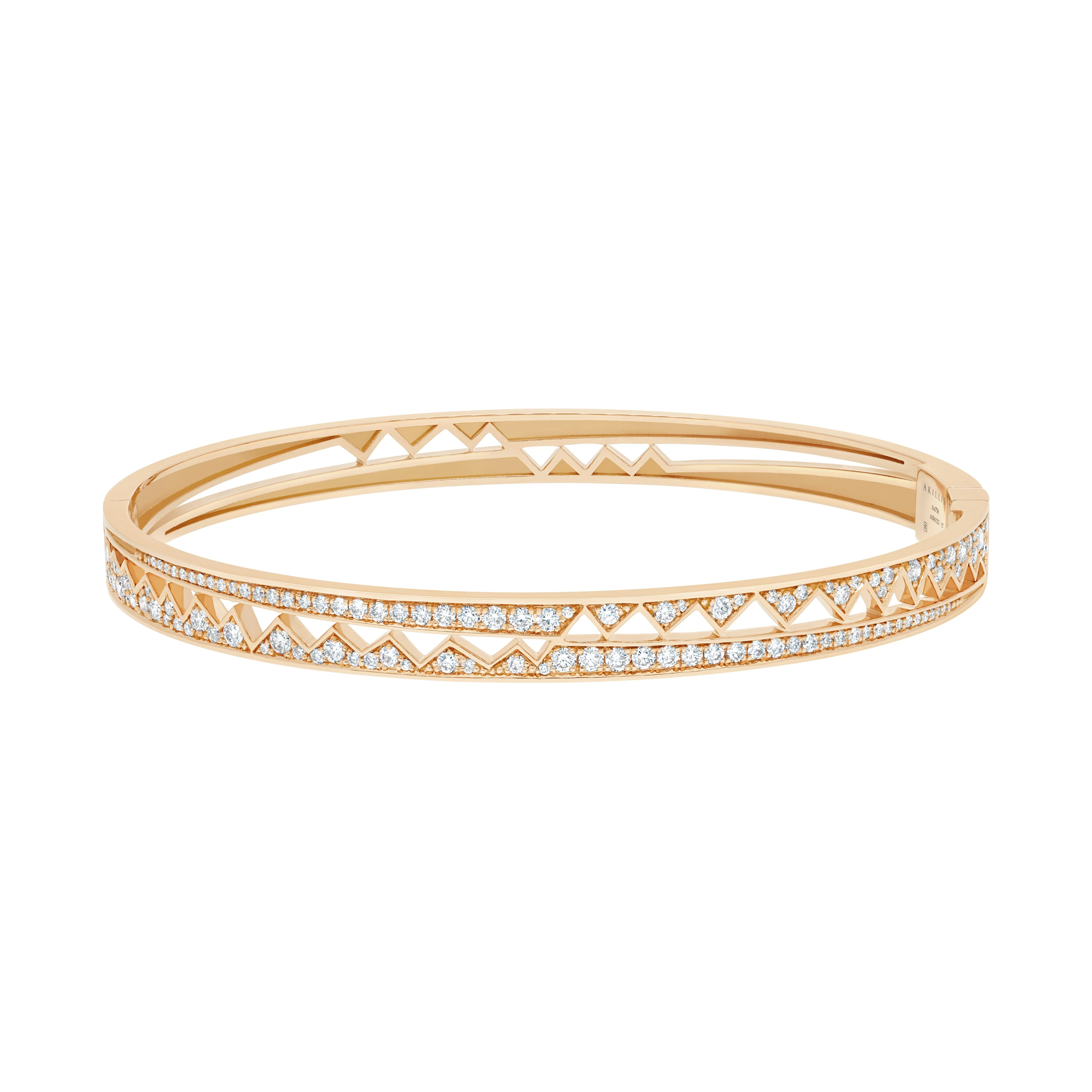 Rose Gold Capture Me Diamond Bangle Bracelet