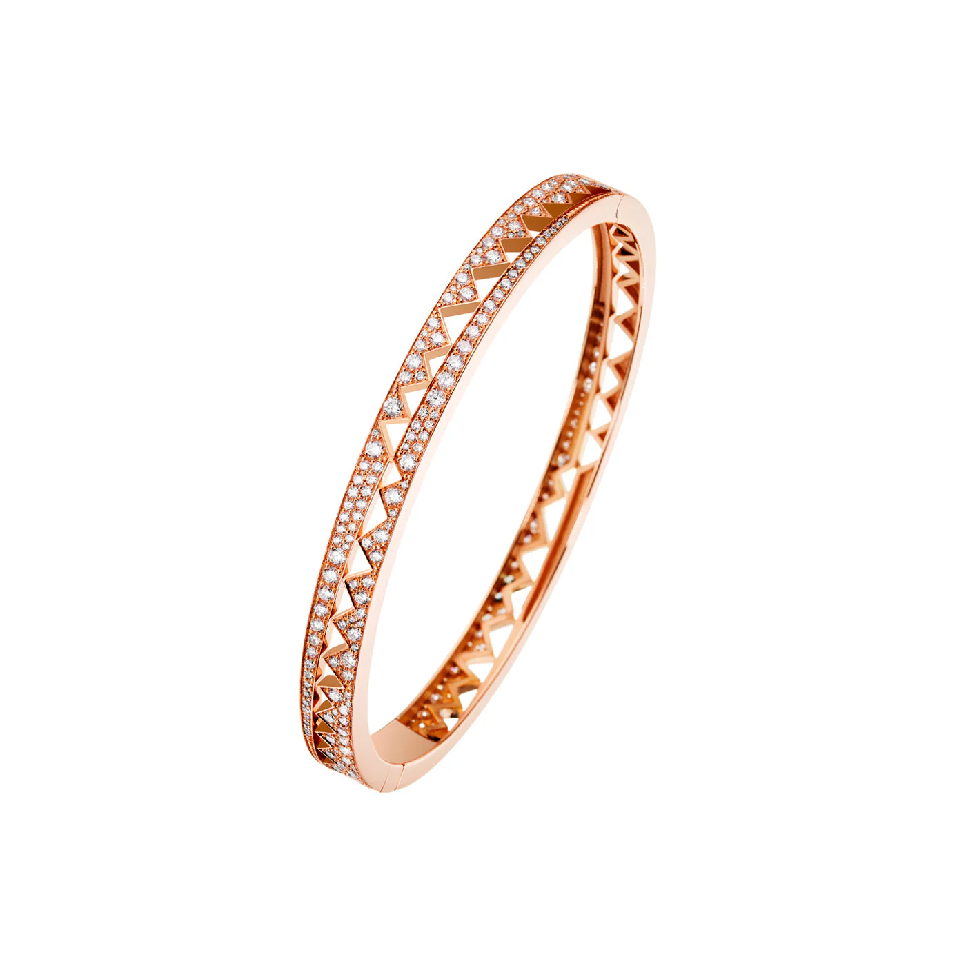 Rose Gold Capture Me Diamond Bangle Bracelet