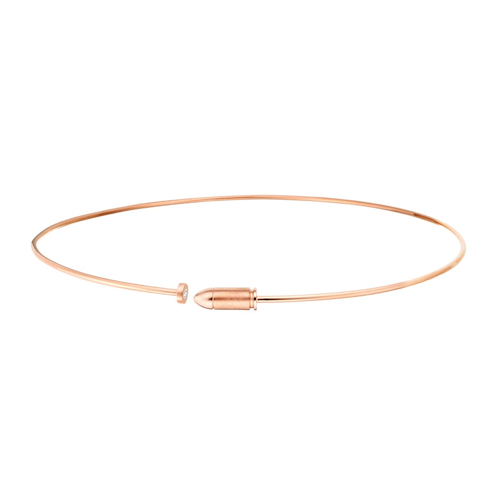 Rose Gold Mini Bang Bang Diamond Choker Necklace