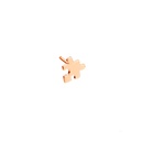 Rose Gold Mini Puzzle Earring