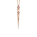 Rose Gold Python Diamond Necklace