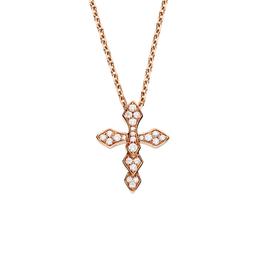 Rose Gold Python Diamonds S Necklace