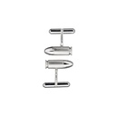 Titanium Bang Bang Cufflinks