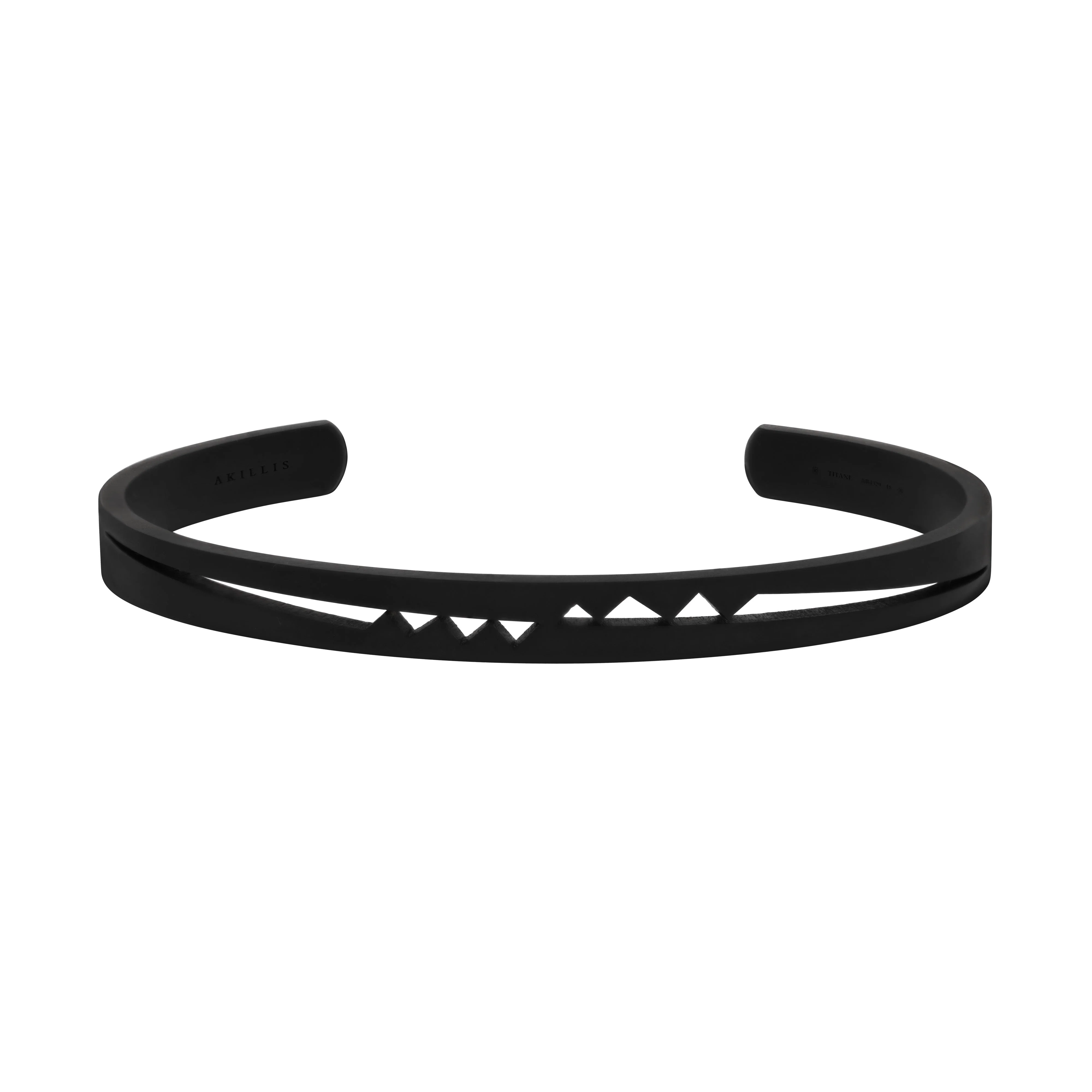 Titanium Capture Me Open Bangle Bracelet