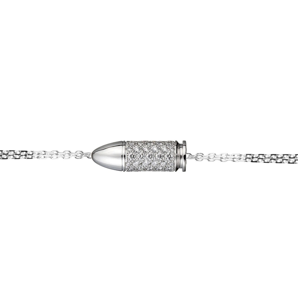 White Gold Bang Bang Diamond Chain Bracelet