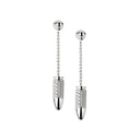 White Gold Bang Bang Diamond Earrings