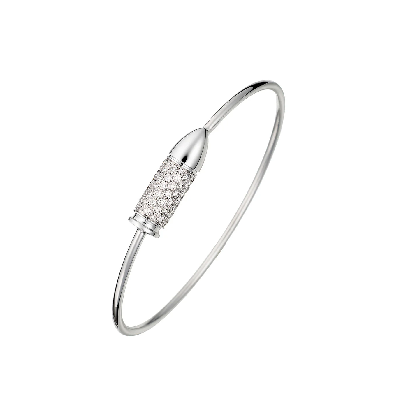 White Gold Bang Bang Diamond Flex Bracelet