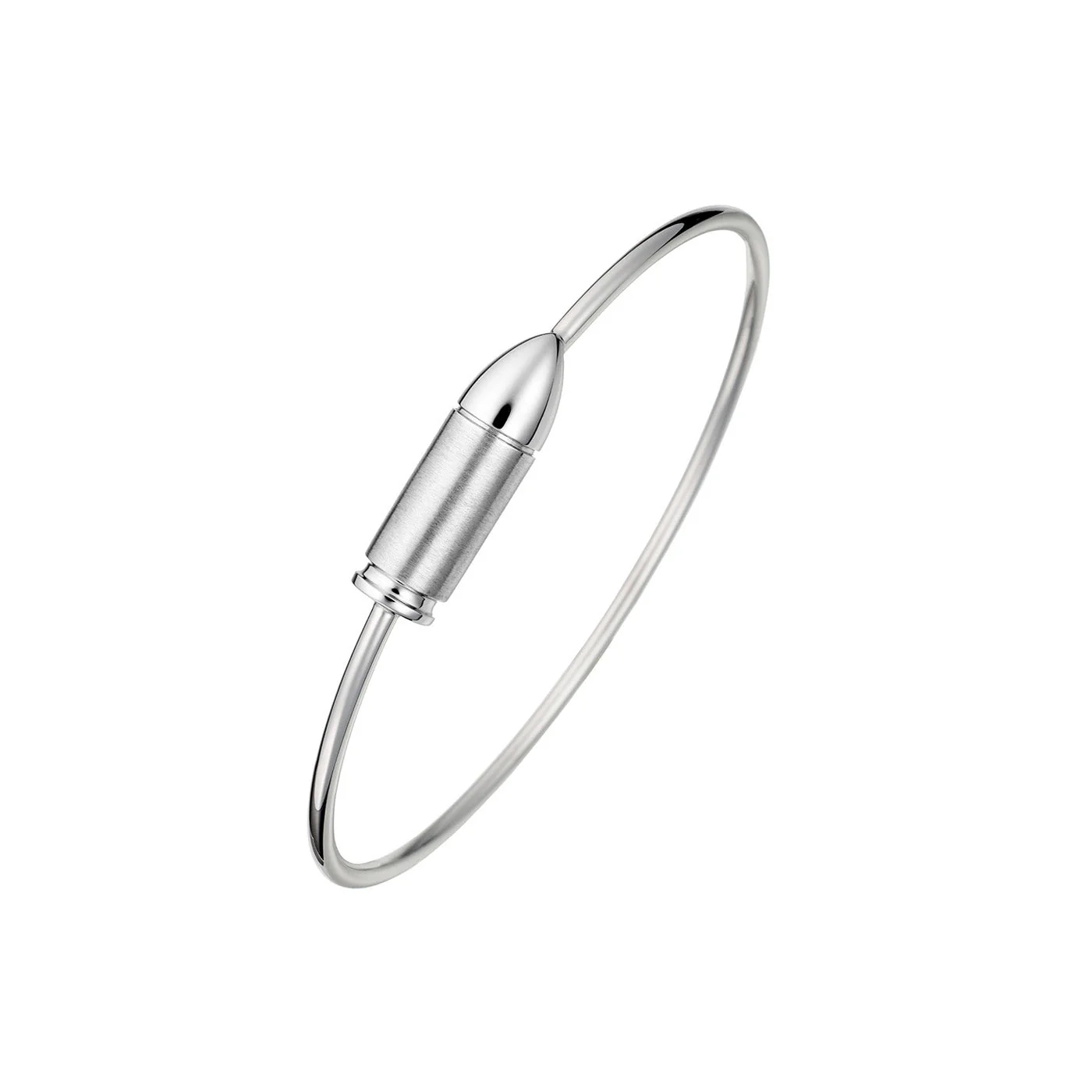 White Gold Bang Bang Flex Bracelet
