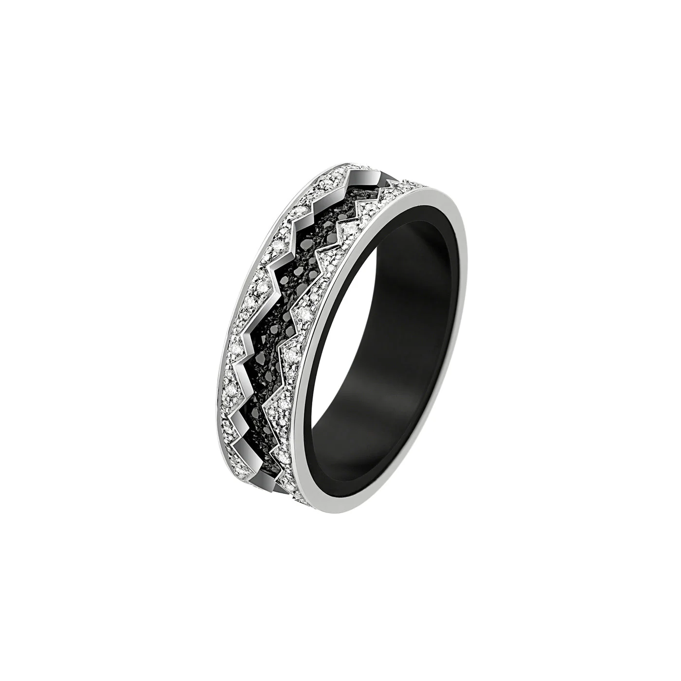 White Gold Capture In Motion Diamond Ring