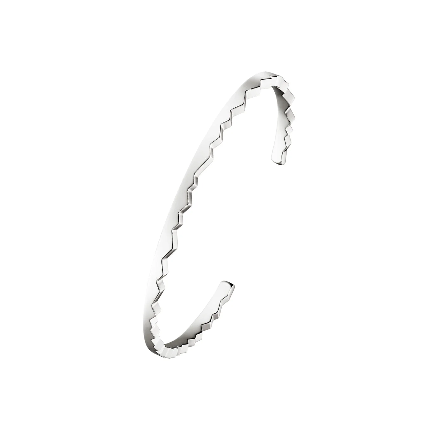 White Gold Capture Light (+) Bracelet