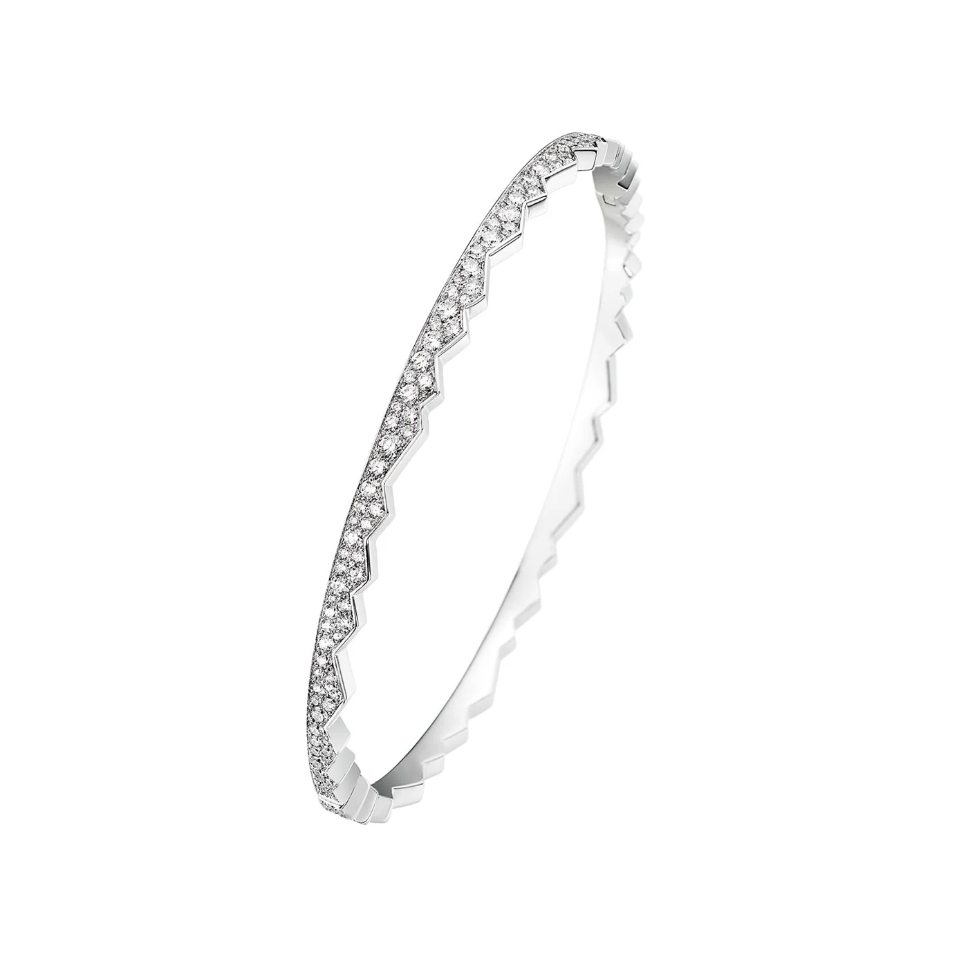 White Gold Capture Light Diamond Bracelet