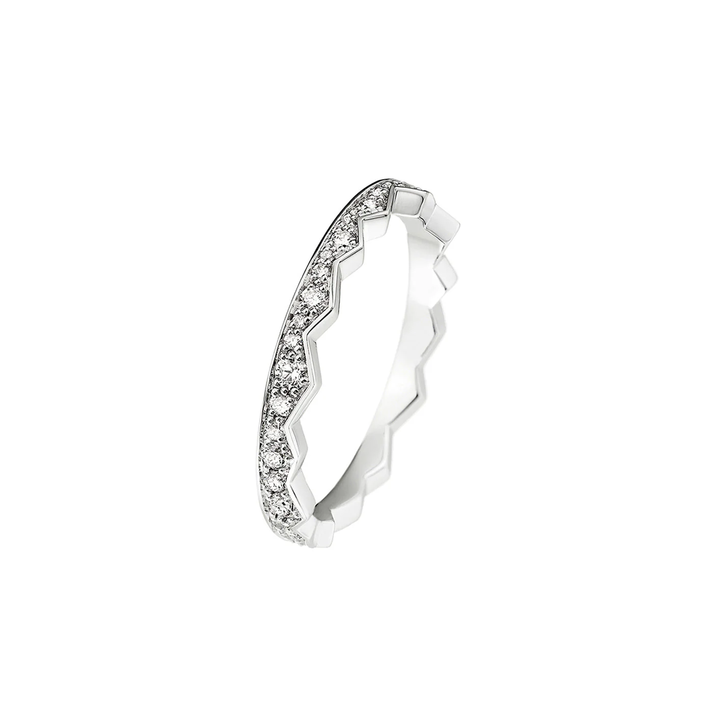 White Gold Capture Light Diamond Ring
