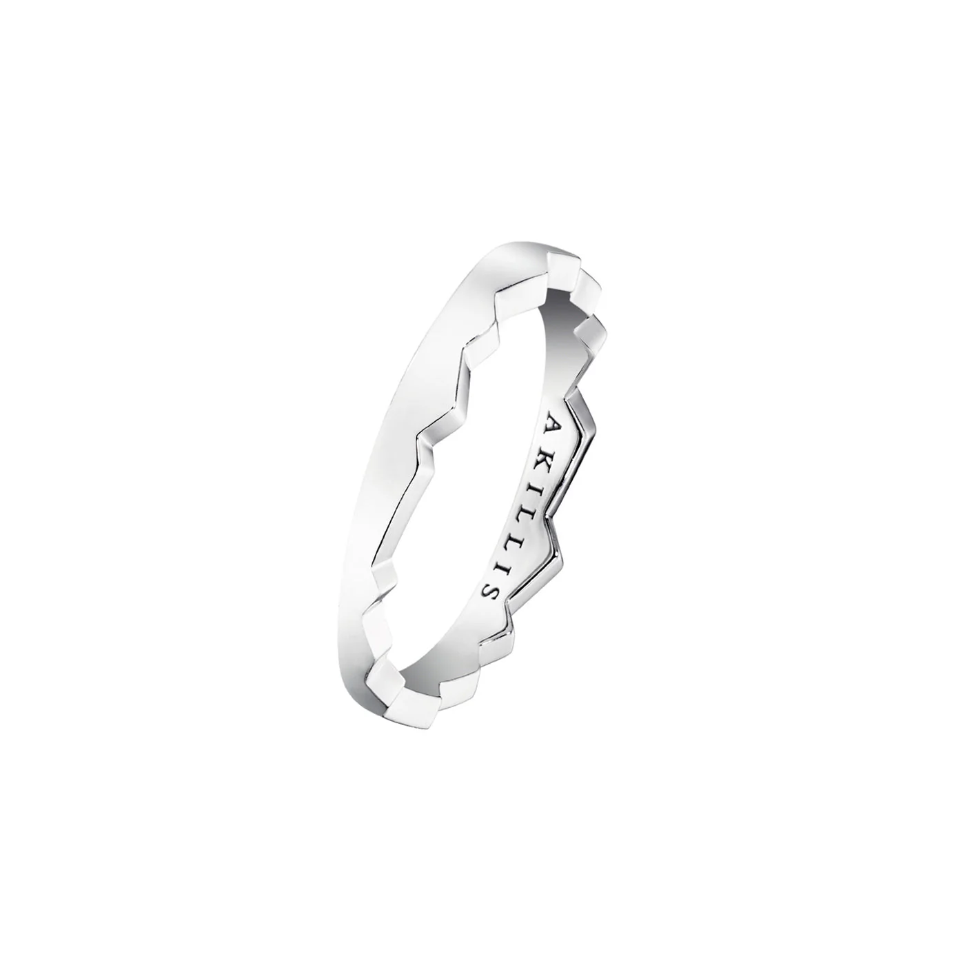 White Gold Capture Light Ring