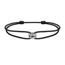 White Gold Capture Me Diamond Cord Bracelet