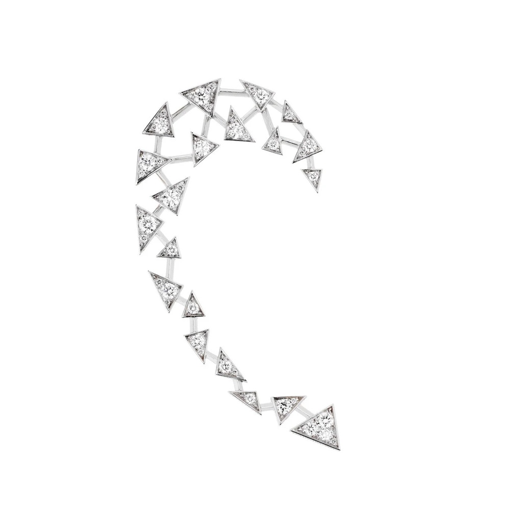 White Gold Capture Me Diamond Earcuff Earring