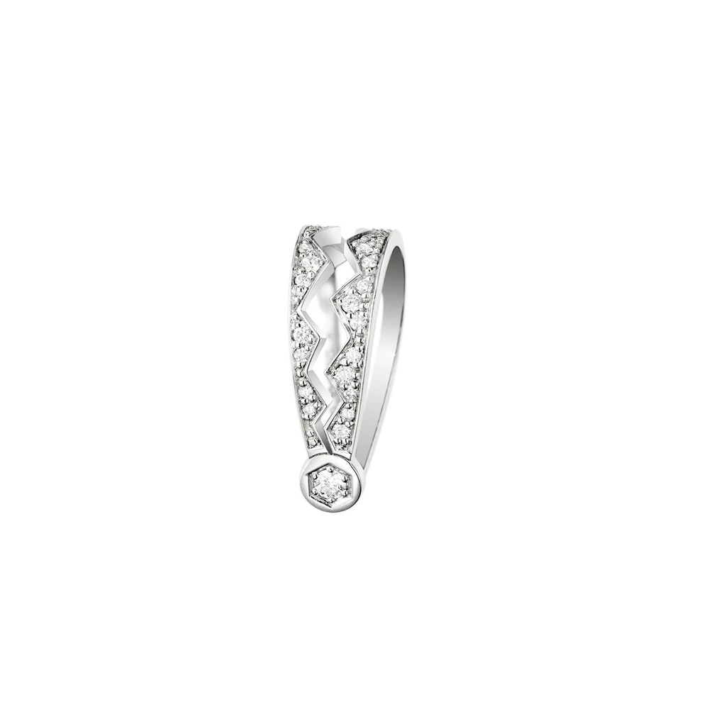 White Gold Capture Me Diamond Earring
